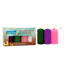 Vela Para Coroa do Advento Em Família - 4 velas
