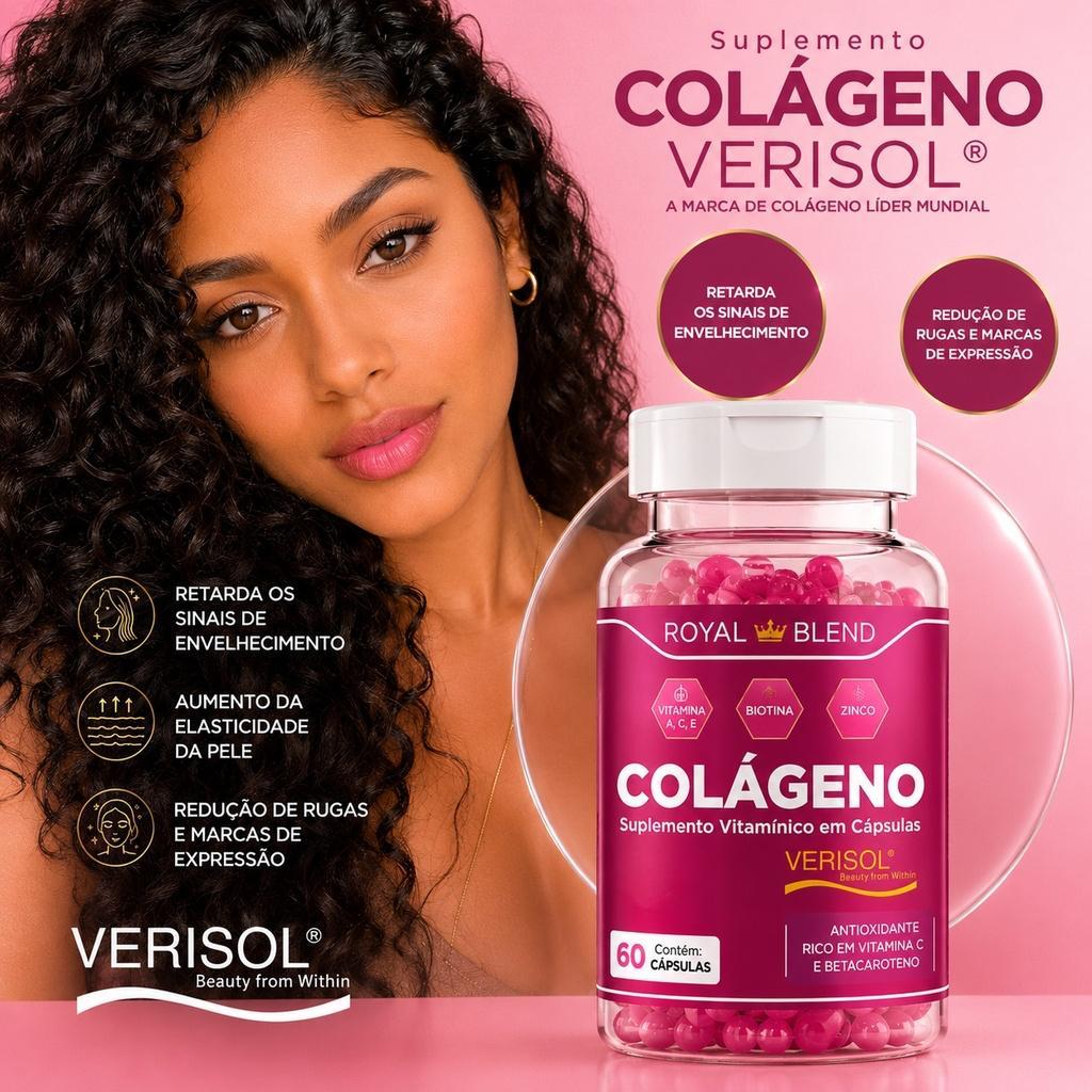 Colágeno Verisol Hidrolisado com Ácido Hialurônico para Efeito