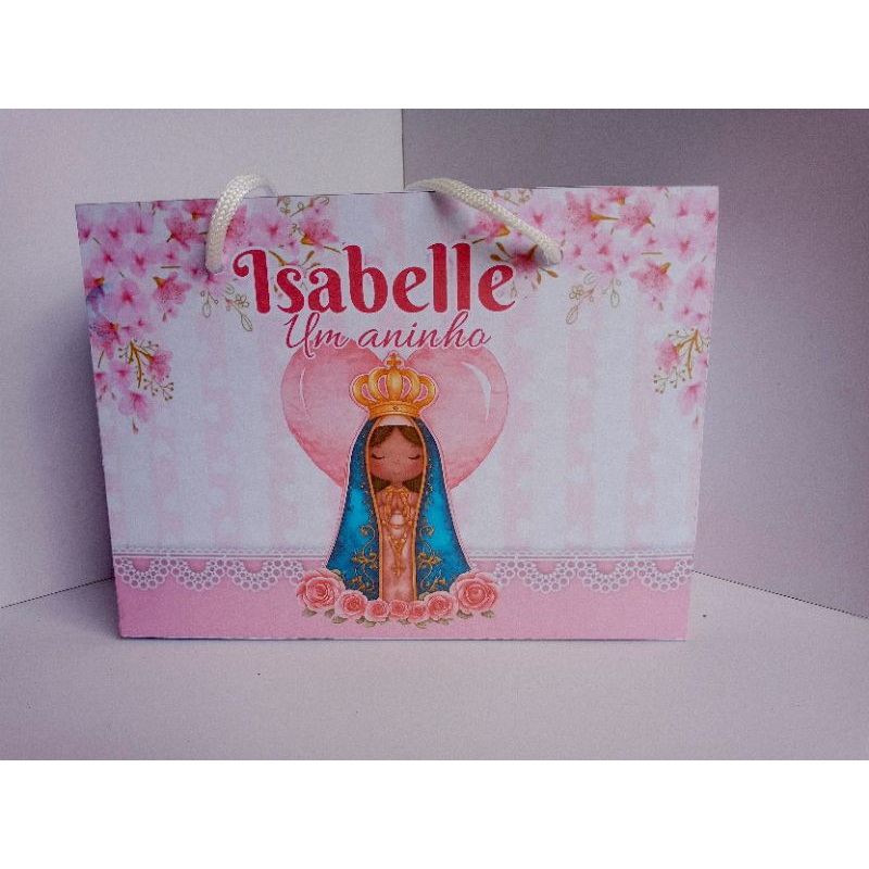 Sacolinha Personalizada Nossa Senhora Aparecida | Sacolinha | Lembrancinha | Mimos | Aniversário