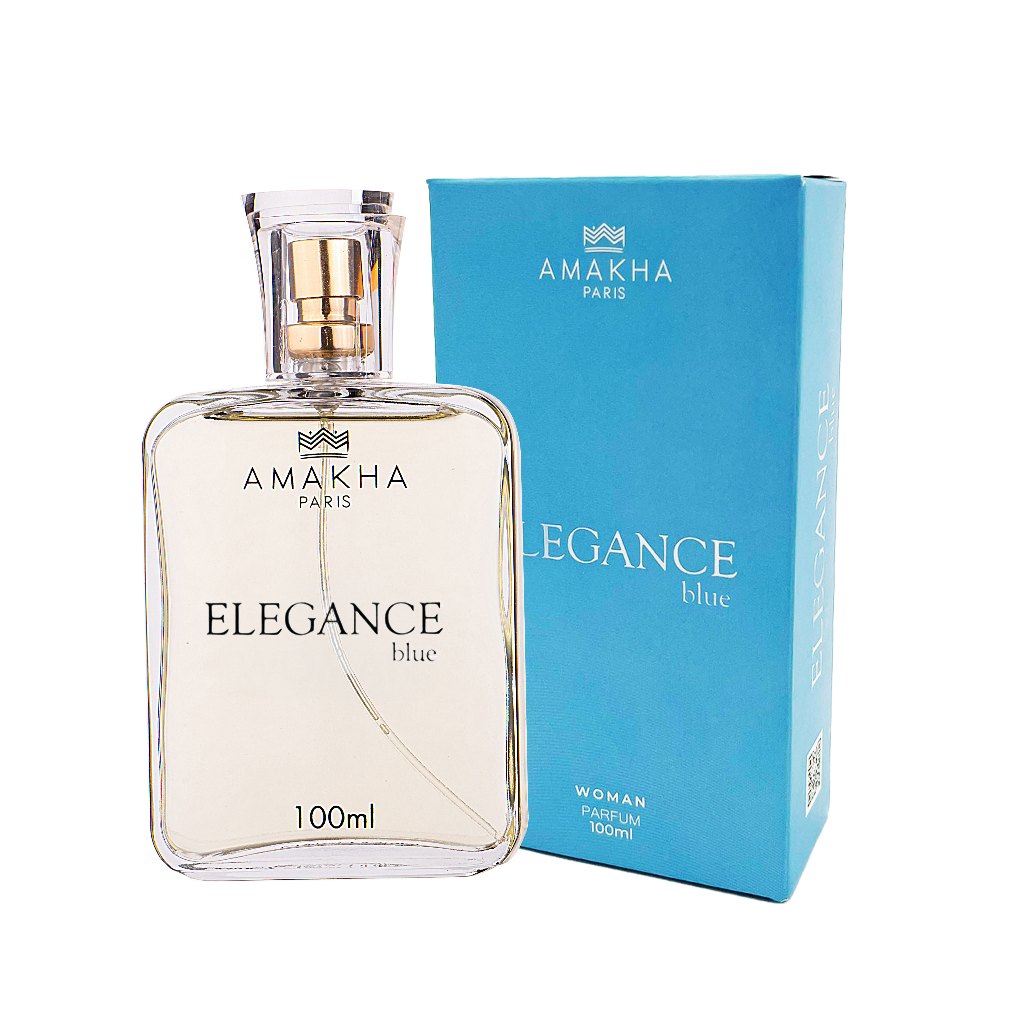 Perfume Feminino Elegance Blue 100ml Amakha Paris - Floral Frutal