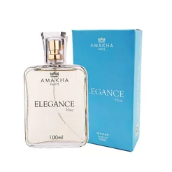 Perfume Feminino Elegance Blue 100ml Amakha Paris - Floral Frutal