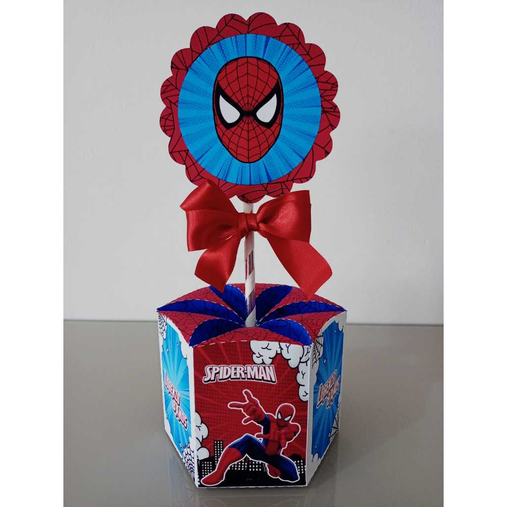 Centro de Mesa Homem Aranha
