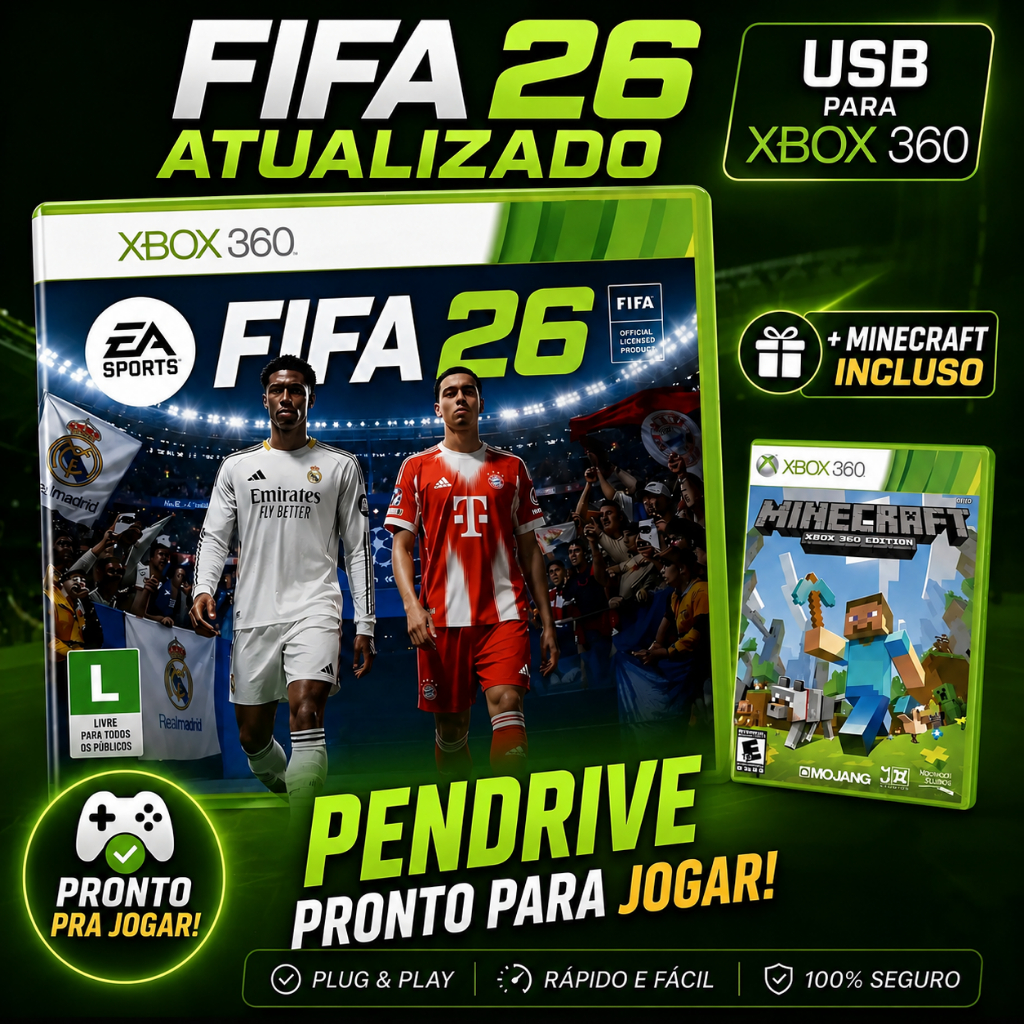 Fifa 2026 Xbox 360 Atualizado Temporada 26