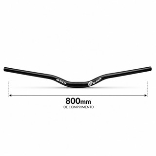 Guidao Voador Kalin Grande 800mm 31.8 Aço Resistente Manobra Bicicleta Bike MTB Freeride Grau Novo Modelo