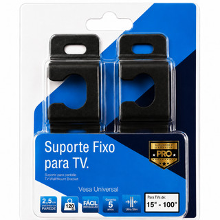 Suporte Tv Fixo Universal 10'' A 100'' Polegadas