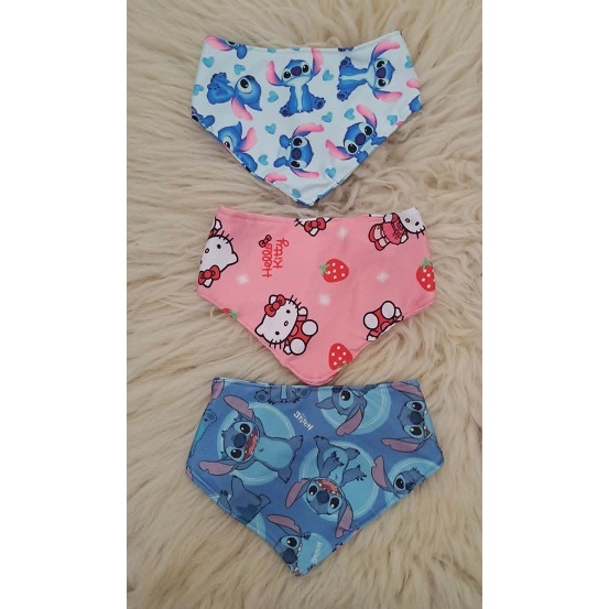 Babador Bandana Infantil Estampado Personagens Bebê Menino e Menina - Estilo e Conforto
