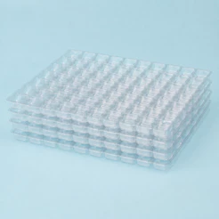 5 Placas Berço de Acetato para Doces - 100 cavidades de 3,5cm x 3,5cm - Assk