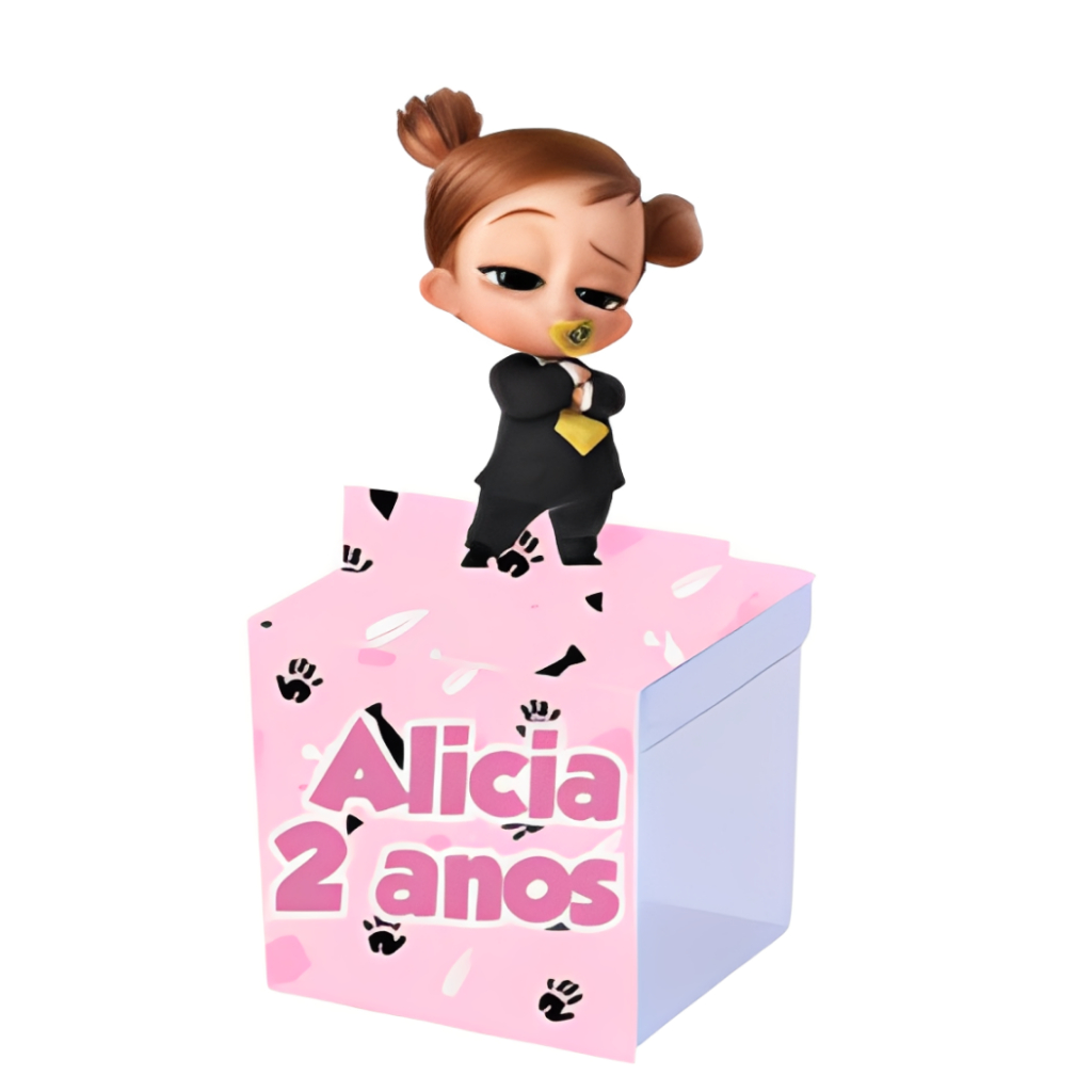 Poderosa Chefinha Kit com caixinhas de acrílico personalizadas Lembrancinha para festa