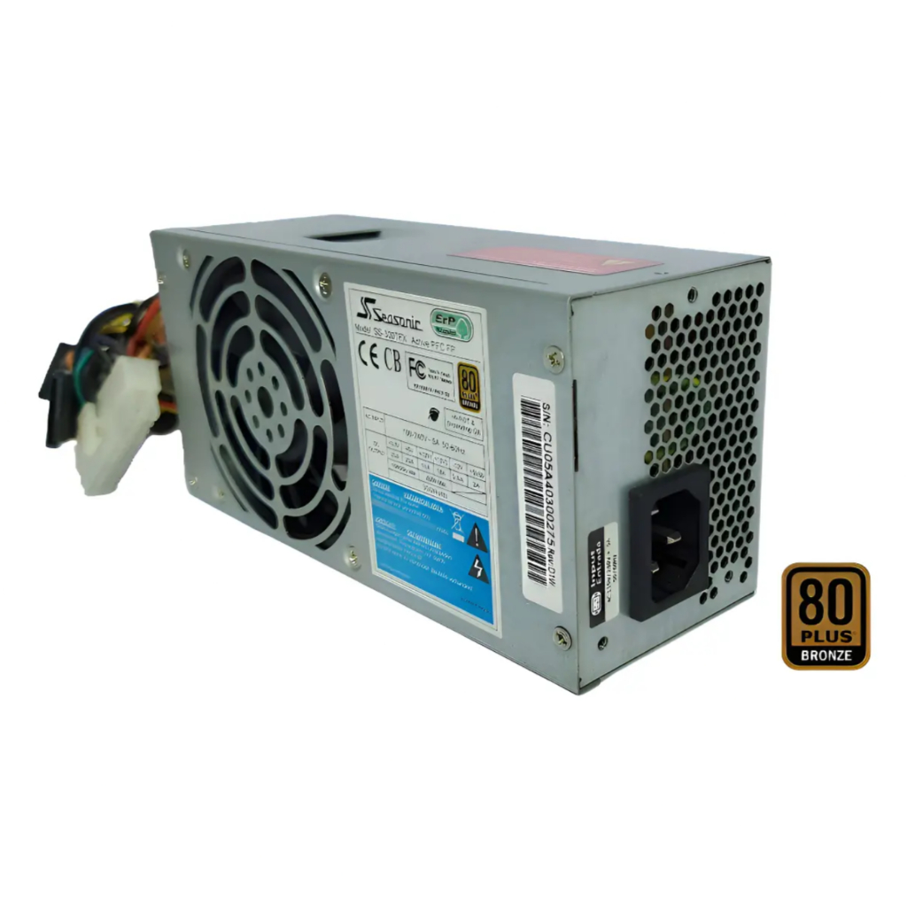 Fonte Seasonic Ss-300tfx Active Pfc Fp 300w 80 Plus