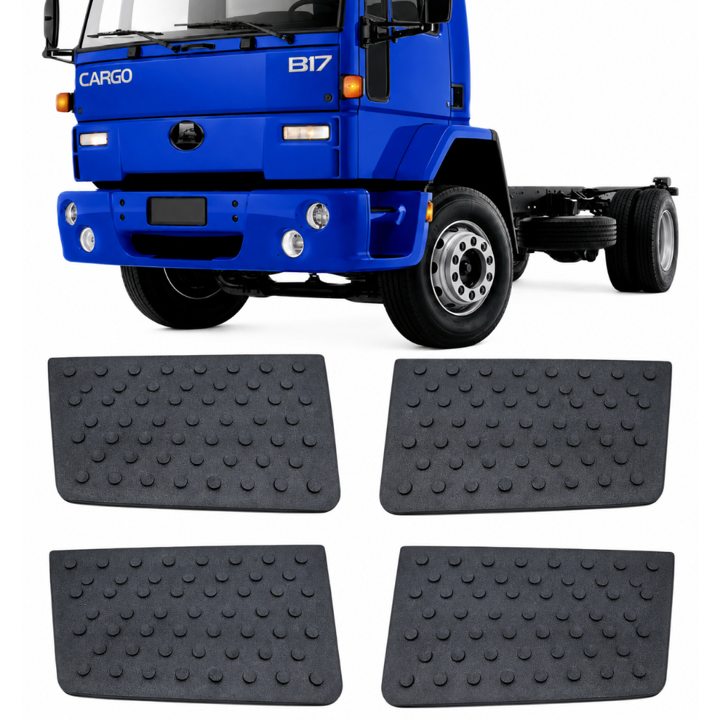 Jogo Tapete Pisante Estribo Ford Cargo 1317 1517 1717 2422