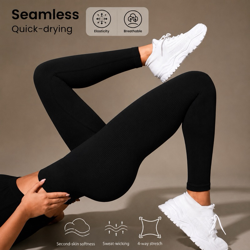 Calça Legging Levanta Bumbum Feminina Cintura Alta Esportiva Academia Fitness Yoga Corrida