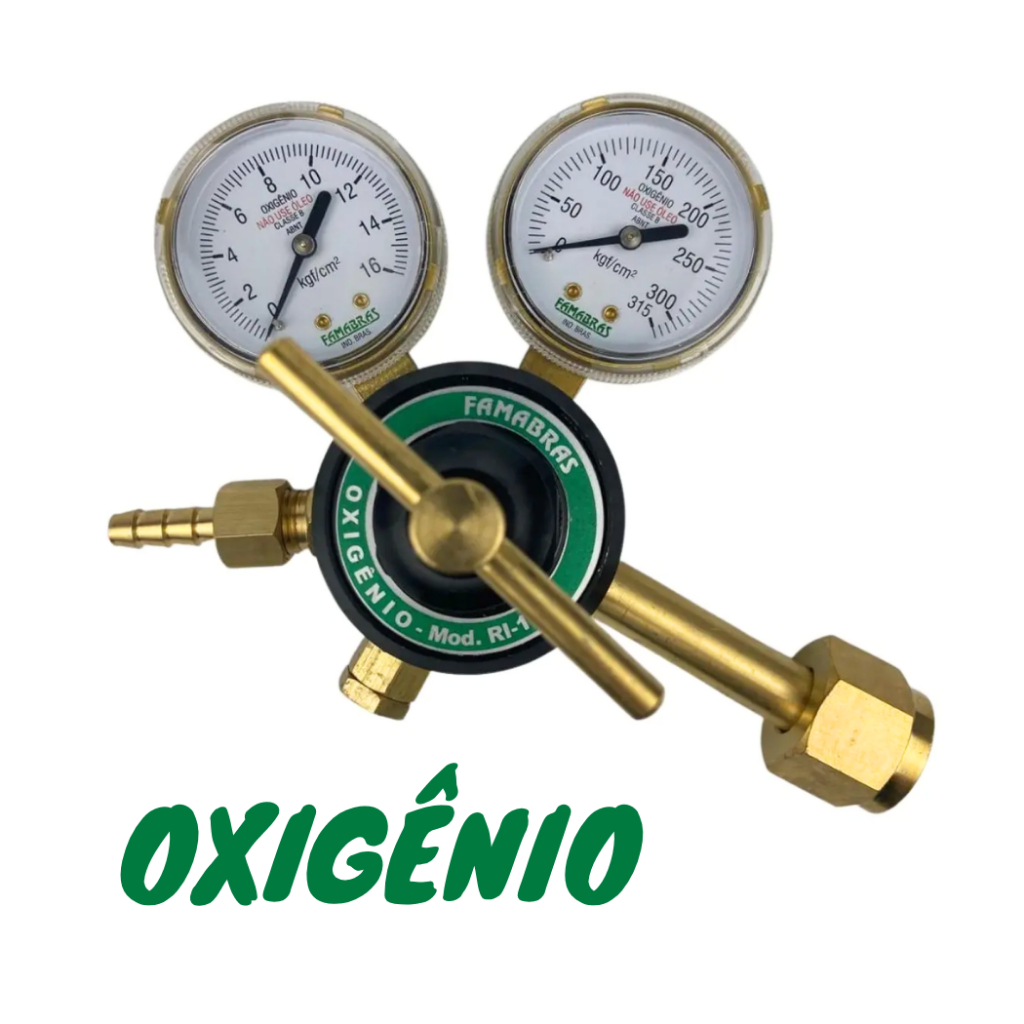 Regulador de Pressão Oxigênio - Famabras
