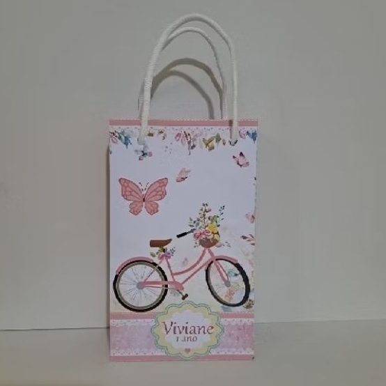 Sacolinha Personalizada-Jardim Encantado-Jardim das Borboletas-Festa Infantil-Lembrancinhas Personalizadas-PEGUE E MONTE