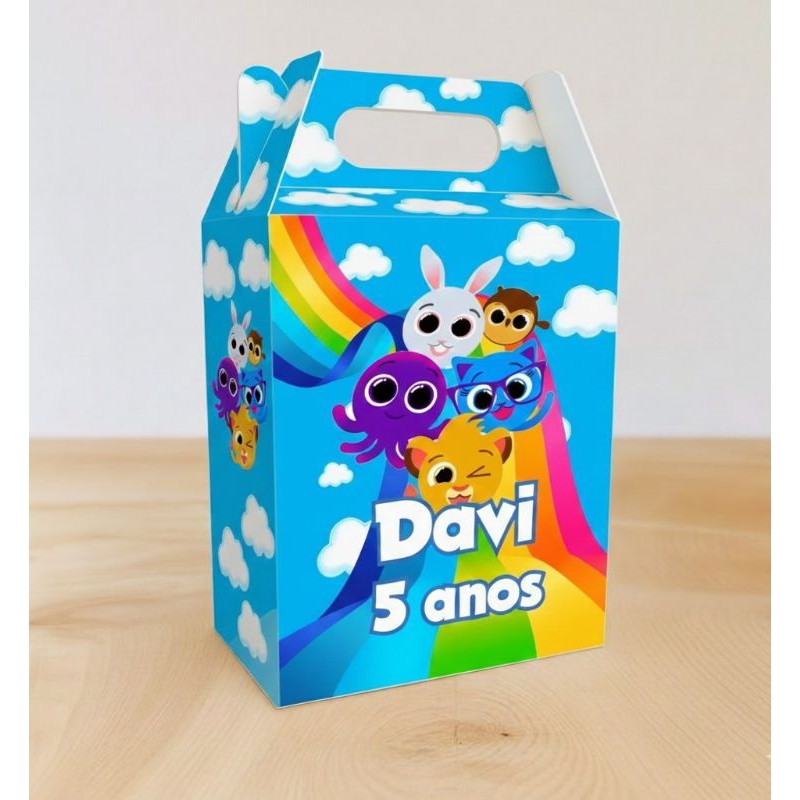 Caixa Maletinha Personalizada Bolofofo / Lembrancinha / Festa Infantil / Aniversário