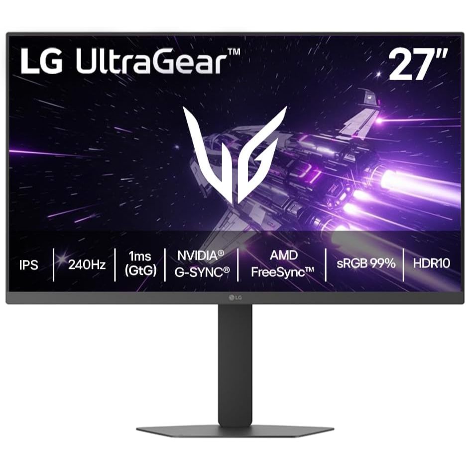Monitor LG 27" IPS UltraGear 240Hz 1ms 27G440A-B.AWZM - 27G440A-B.AWZM