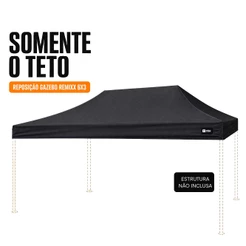 Teto para Gazebo Remixx em Poliéster Oxford Reforçado com PVC 6x3m NTK
