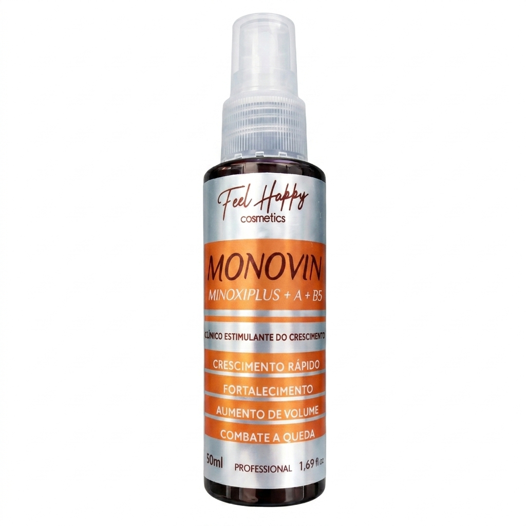 Tônico Capilar Fortalecedor e Cresce Fio Spray Minoxiplus 50ml Feel Happy