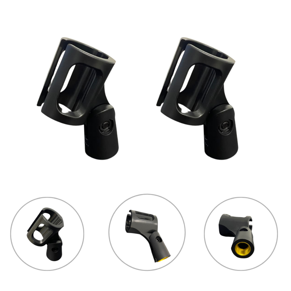 Kit 02 Cachimbos para Suporte Pedestal Microfone Universal Com e Sem Fio