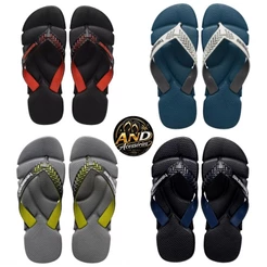 Chinelo Havaianas Power 2.0 FC Masculino Original Macia Envio Rapido