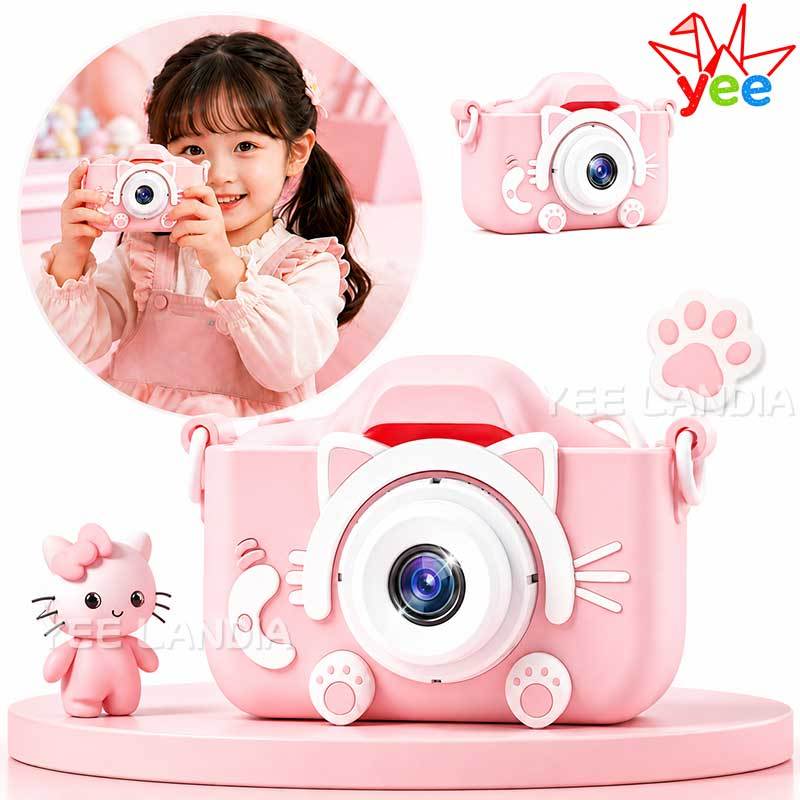 Câmera Digital Infantil , Tomada De Fotos Reais , Filmadora Mini Máquina Fotográfica Tira E Filmes