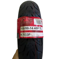 Pneu Dianteiro PCX 150 Kenda 100/80-14 K7033F Scooter Nmax Sem Câmara