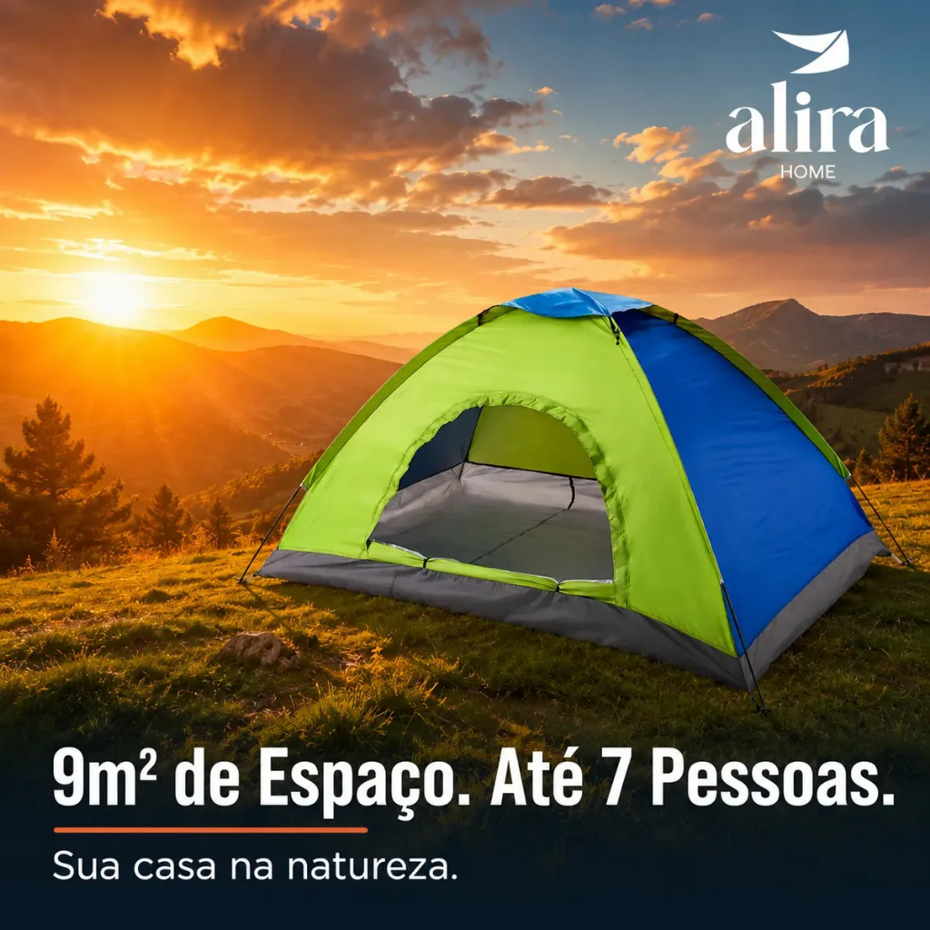 Barraca Iglu Camping 7 Pessoas 3x3 Acampamento Pesca Lazer Alira Home