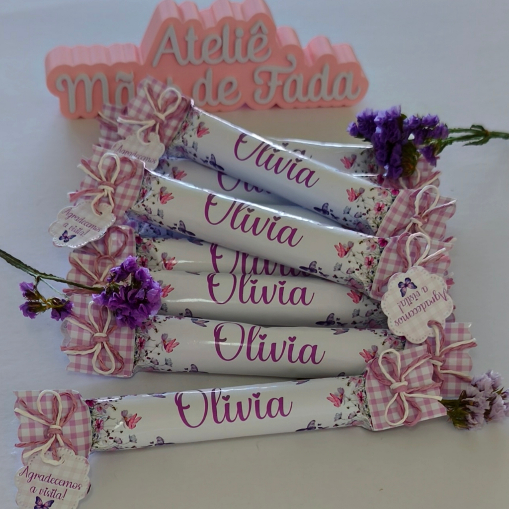 JUJUBA PERSONALIZADAS LEMBRANCINHA MATERNIDADE - JARDIM LILÁS - CHA REVELAÇAO - CHA DE BEBE E ANIVERSARIO - COM TA