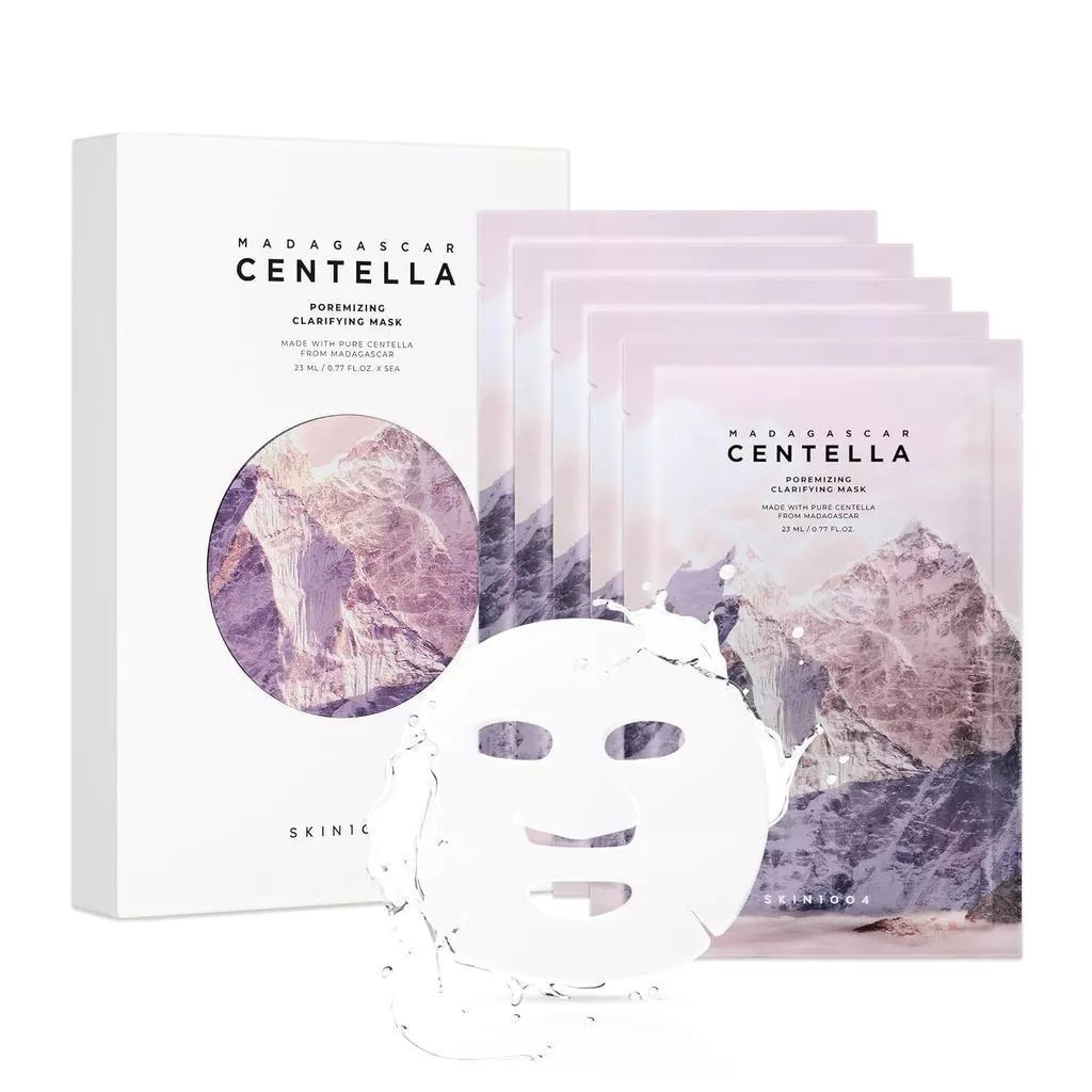 SKIN1004 Madagascar Centella Poremizing Clarifying Mask - Máscara Facial de Tecido (Sheet Mask)