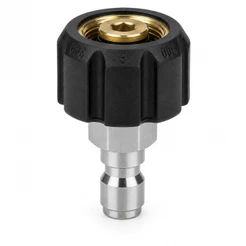 Adaptador Engate Rápido Conector 1/4 Macho X M22 14mm Fêmea