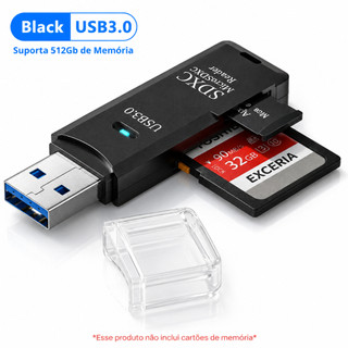 Leitor De Cartão Usb 3.0 Adaptador Micro Sd/sdxc 5gbps Envio Imediato