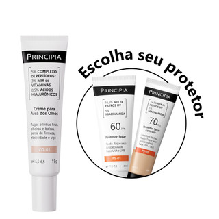 Principia Kit Creme Para os olhos CO-01 + PS-01 FPS 60 ou PS-05