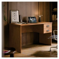 Escrivaninha Com 2 Gavetas Home Office Para Escritório Mesa De PC Computador Para Estudo E Trabalho Londres