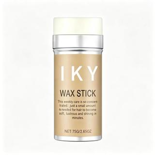 IKTY Cera Vara Pomada Modelador Anti-Frizz Peruca Rasgado Pasta Modelagem Macio Suave Feminino Masculino 75g