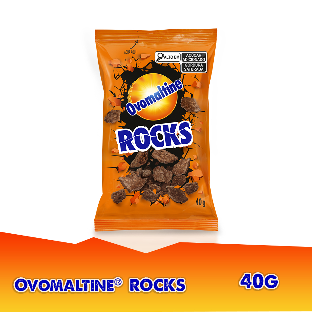 Ovomaltine Rocks Sachê 40g Chocolate ao Leite