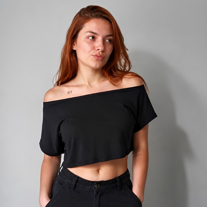 Blusa Cropped basico feminino confortável versatil academia dia dia soltinha Oversized camiseta