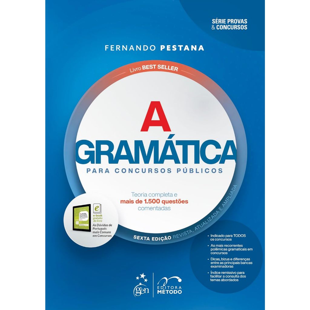 A Gramática para concursos públicos - 2026 - Fernando Pestana