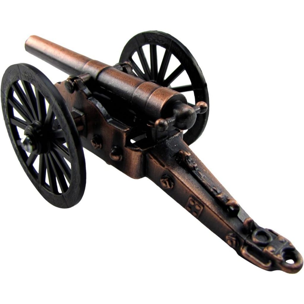 Miniatura De Metal Apontador De Lápis Canhão Guerra Civil 9304L