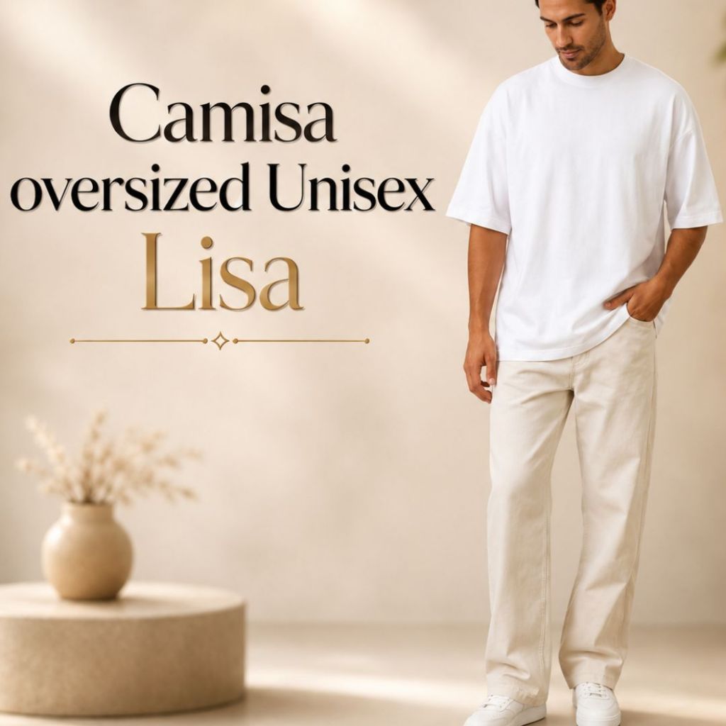 Camiseta Oversized Unissex Lisa Básica  Gola Redonda Confortável Casual Streetwear