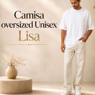 Camiseta Oversized Unissex Lisa Básica  Gola Redonda Confortável Casual Streetwear