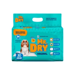 Tapete Higiênico Mr Dry para Cães 80x60 com 30un