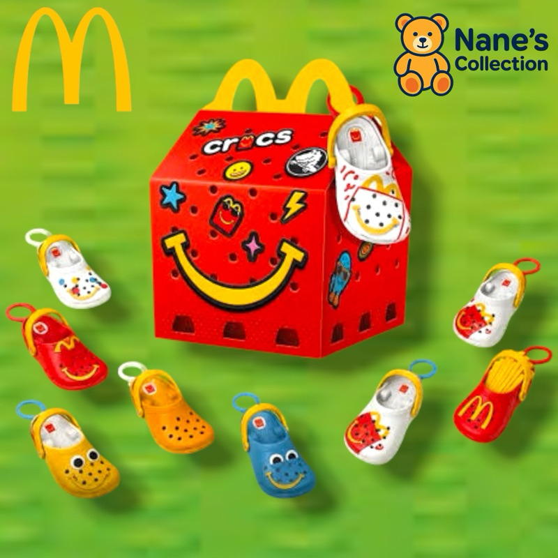 McDonalds Crocs chaveiros em Miniatura Nova