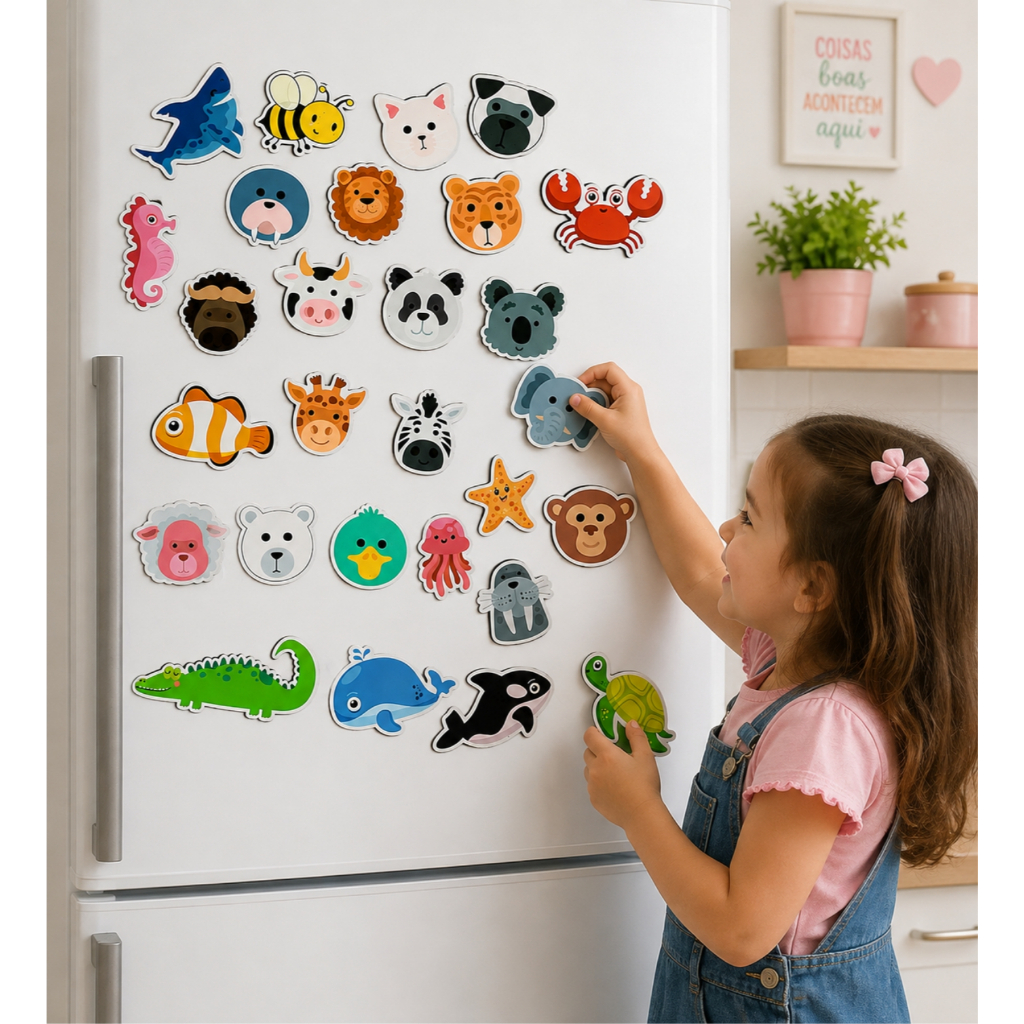 brinquedo imãs de animais - brinquedo infantil menina (o) - Manta Magnética - brinquedos educacionais