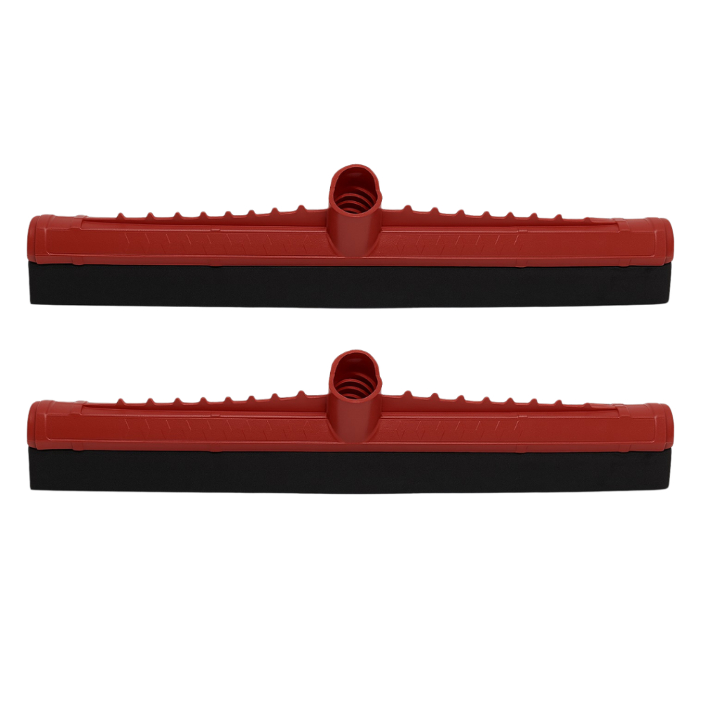 2 Rodos Plástico 40cm EVA Duplo Reforçado Sem Cabo – Limpeza Rápida e Eficiente para Pisos Molhados