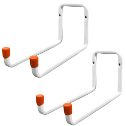 Kit 2 Suportes Gancho de Parede Bestfer Aço Resistente Suporta até 20kg Bicicleta Escada Mangueira