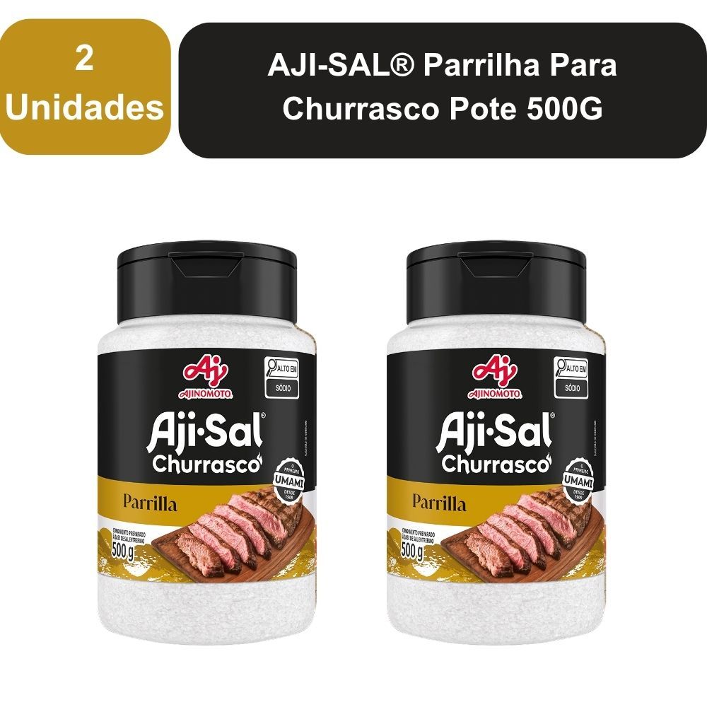 Kit 2 Unidades AJI-SAL® Parrilla Para Churrasco 500G