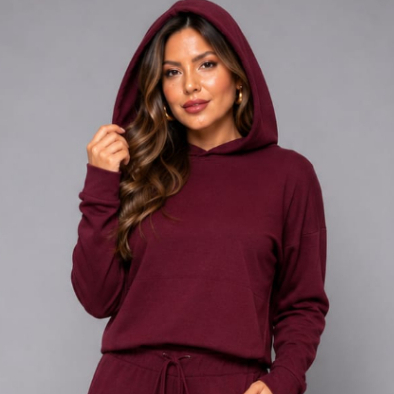 Conjunto Canguru Feminino em Tecido Lanzinha Conjunto feminino, conjunto canguru, conjunto lanzinha, conjunto inverno.