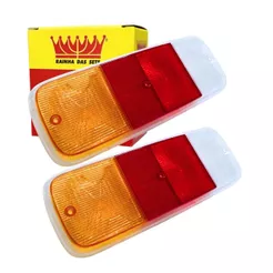 Par Lente Lanterna Traseira Para Kombi Clipper Lanterna Tricolor Kombi Clipper ETE7341TR
