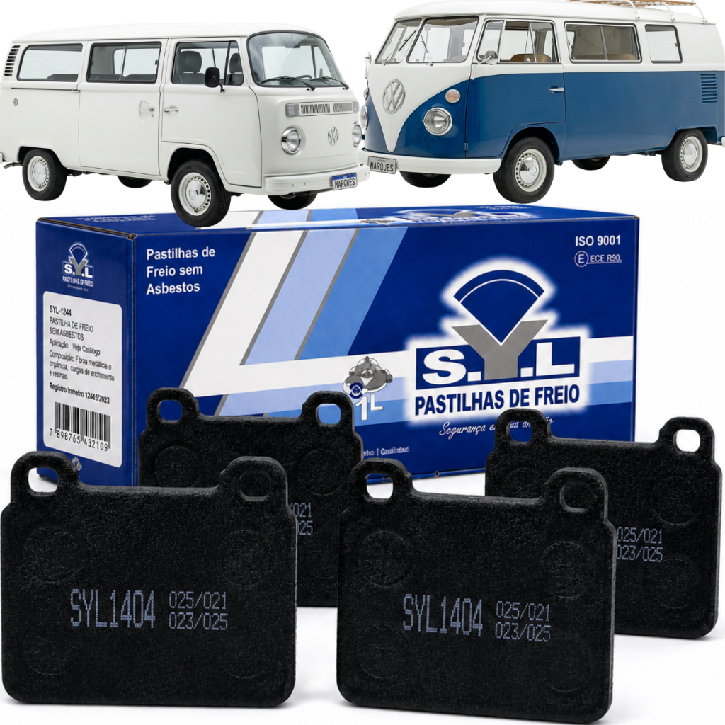 Pastilha De Freio Dianteiro Syl Kombi 1.4 1.6 1973 A 2013