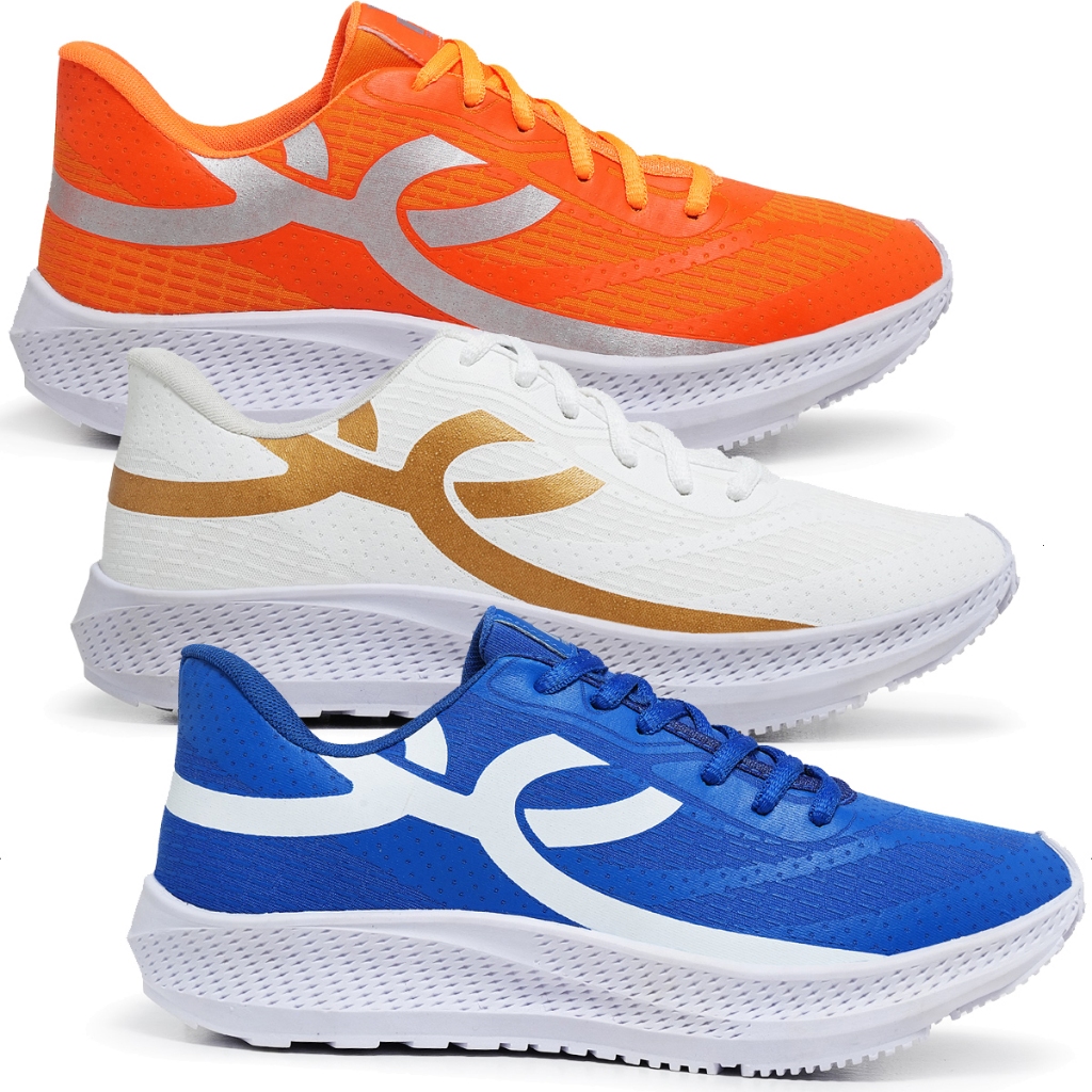 Kit 3 Tênis Masculino Prospect Olimp Caminhada Academia Corrida Esporte
