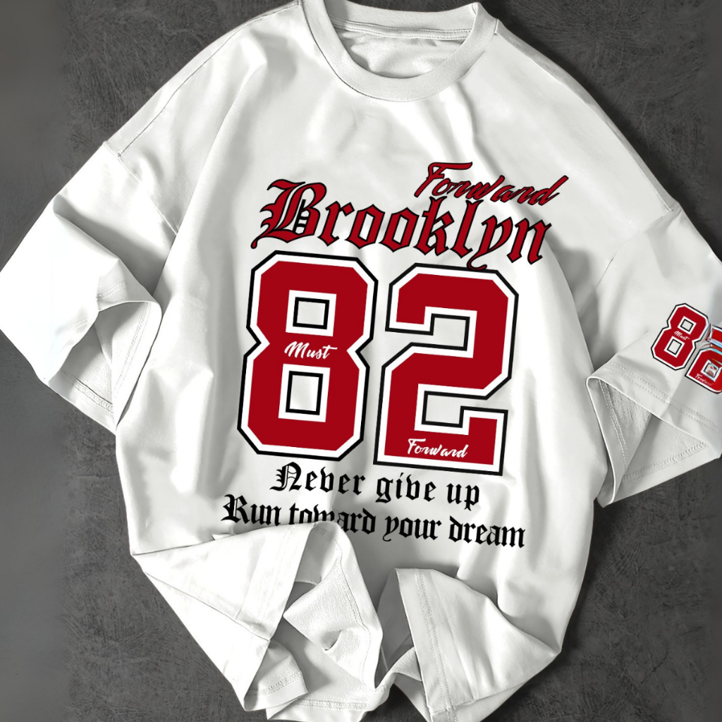 Camiseta Oversized Masculina Streetwear  Moda Gringa Esportiva Casual Despojada